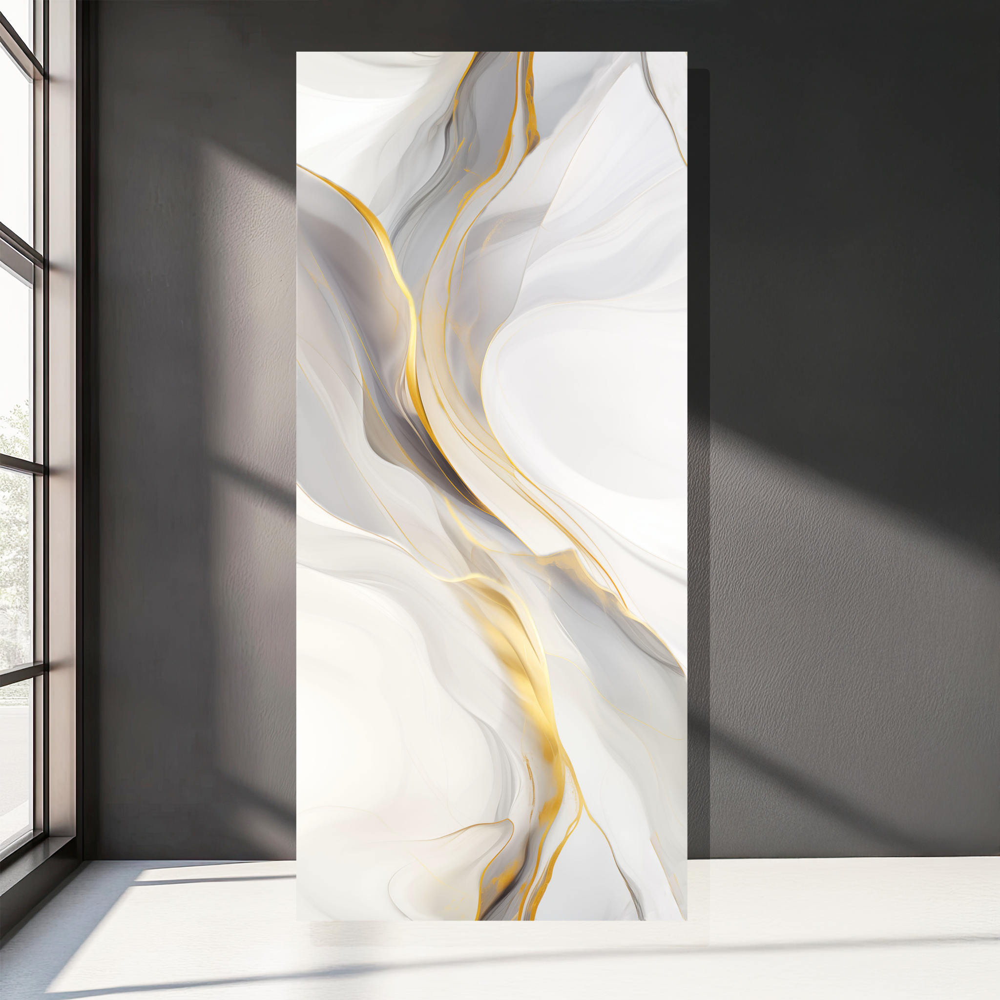 Swirl grey/purple marble PVC Panel