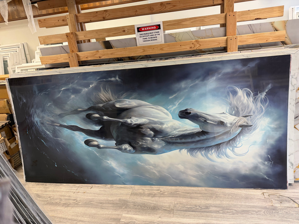Horse PVC Marble Panel