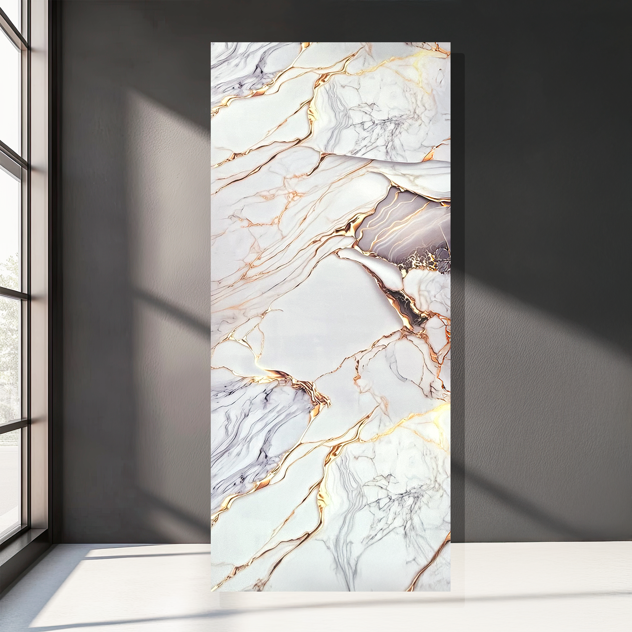 Gold PVC Marble Panel