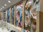 Flower Pink Design PVC Marble Panel