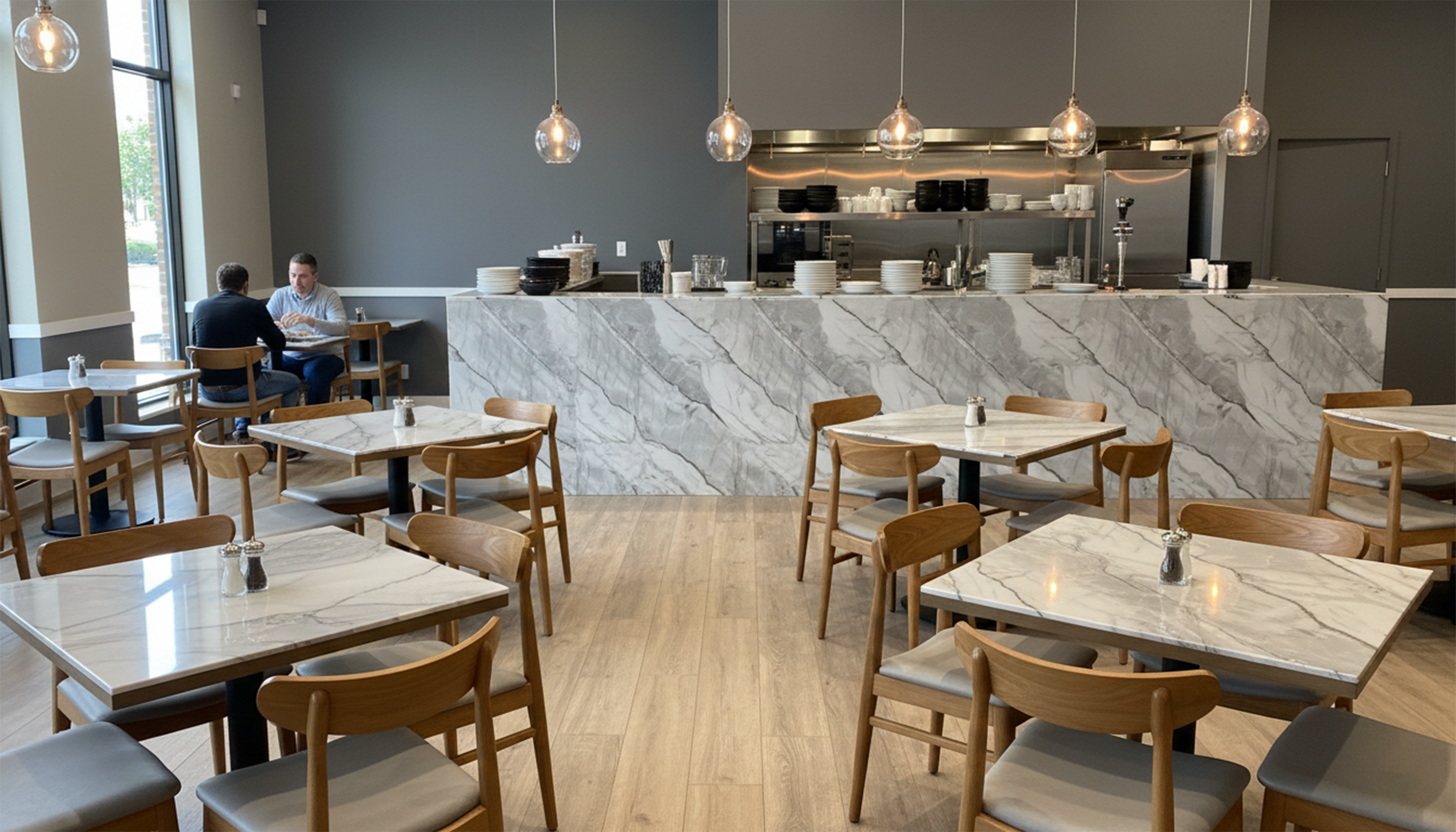 Silver Luxury PVC Marble Panel