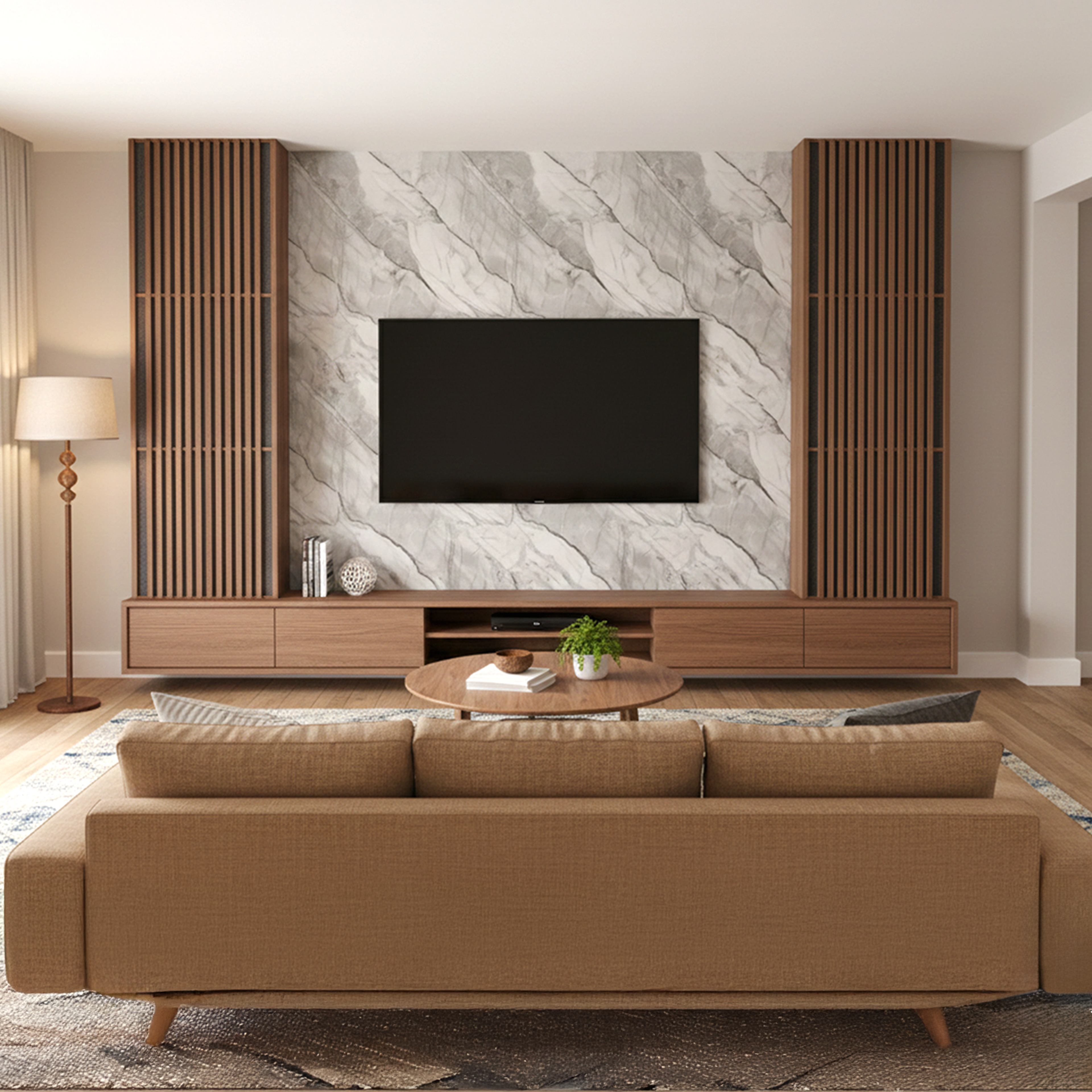 Silver Luxury PVC Marble Panel