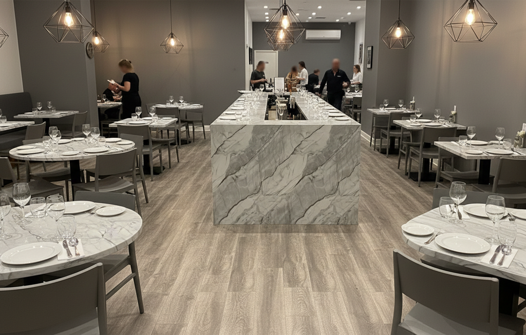 Silver Luxury PVC Marble Panel