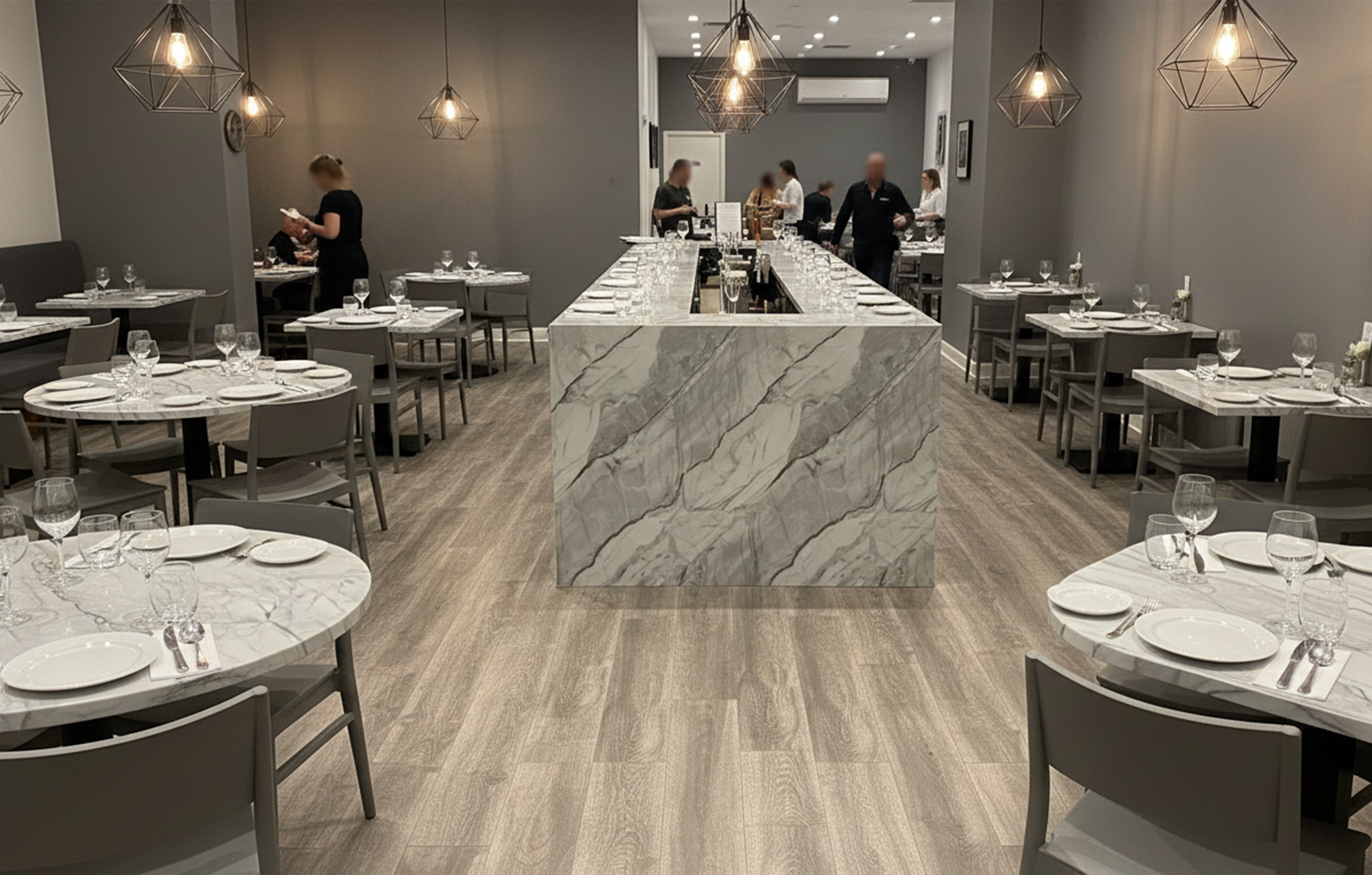 Silver Luxury PVC Marble Panel