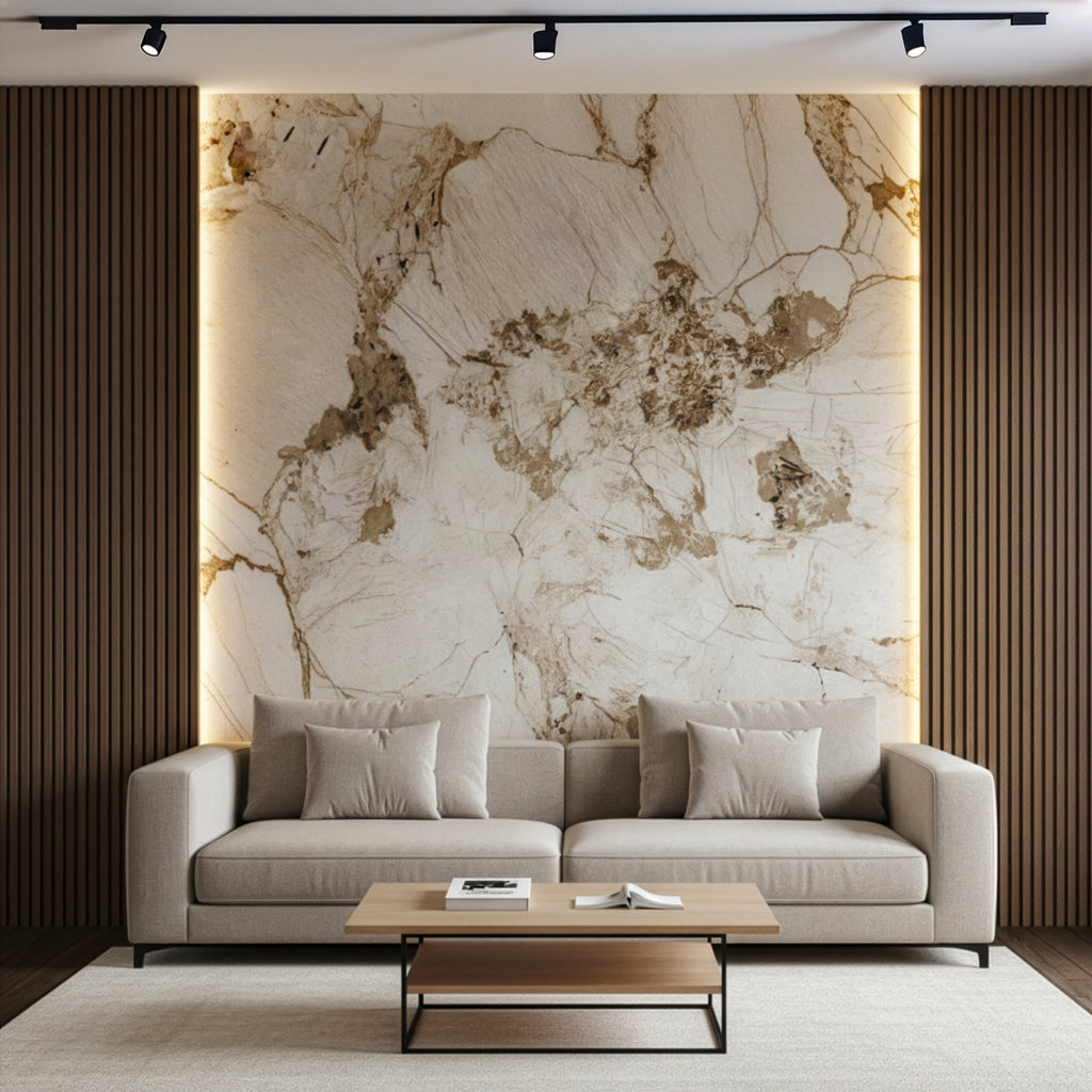 BROWN Luxury PVC Marble Panel