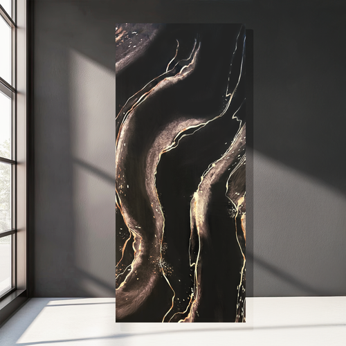 Black PVC Marble
