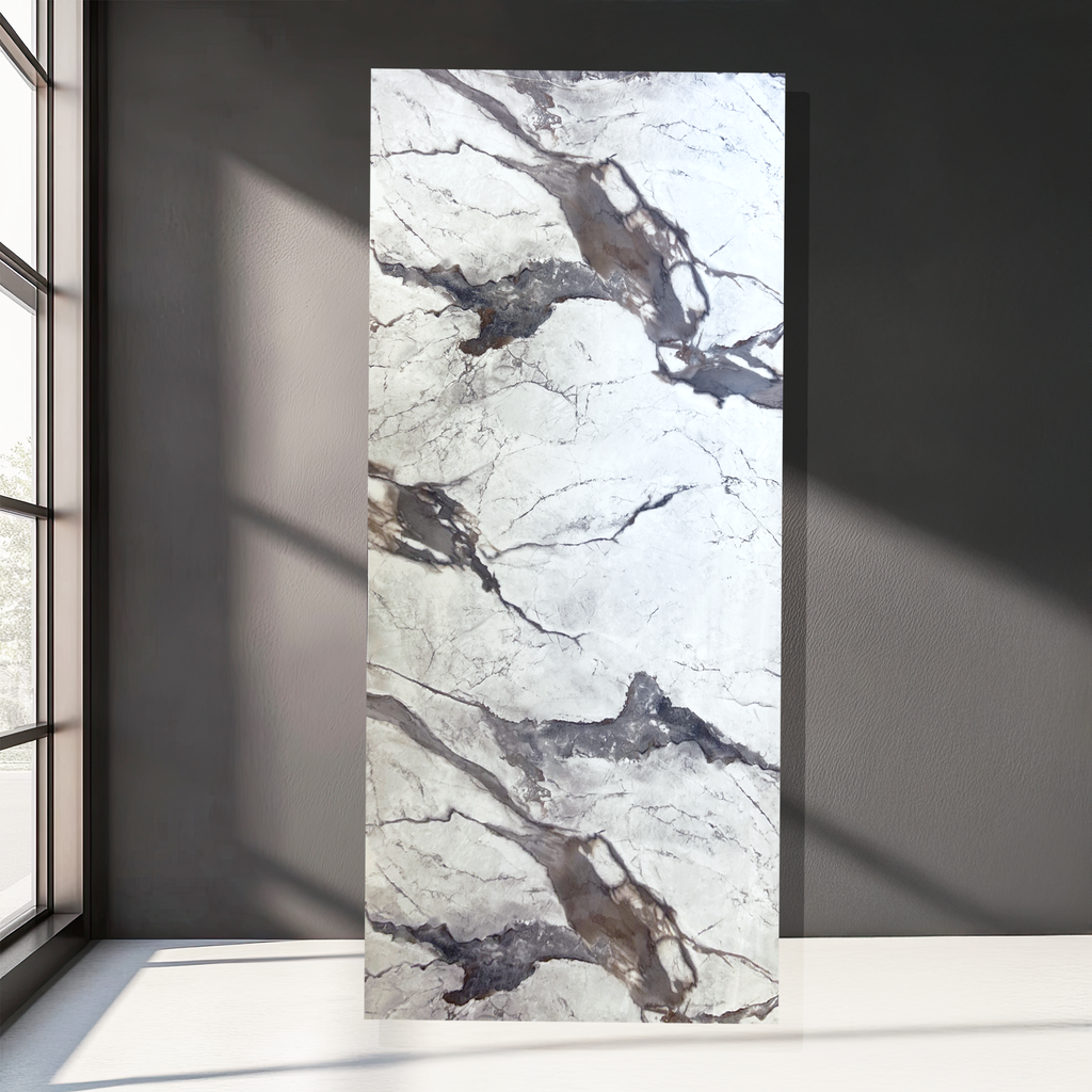 Grey PVC Marble Panel