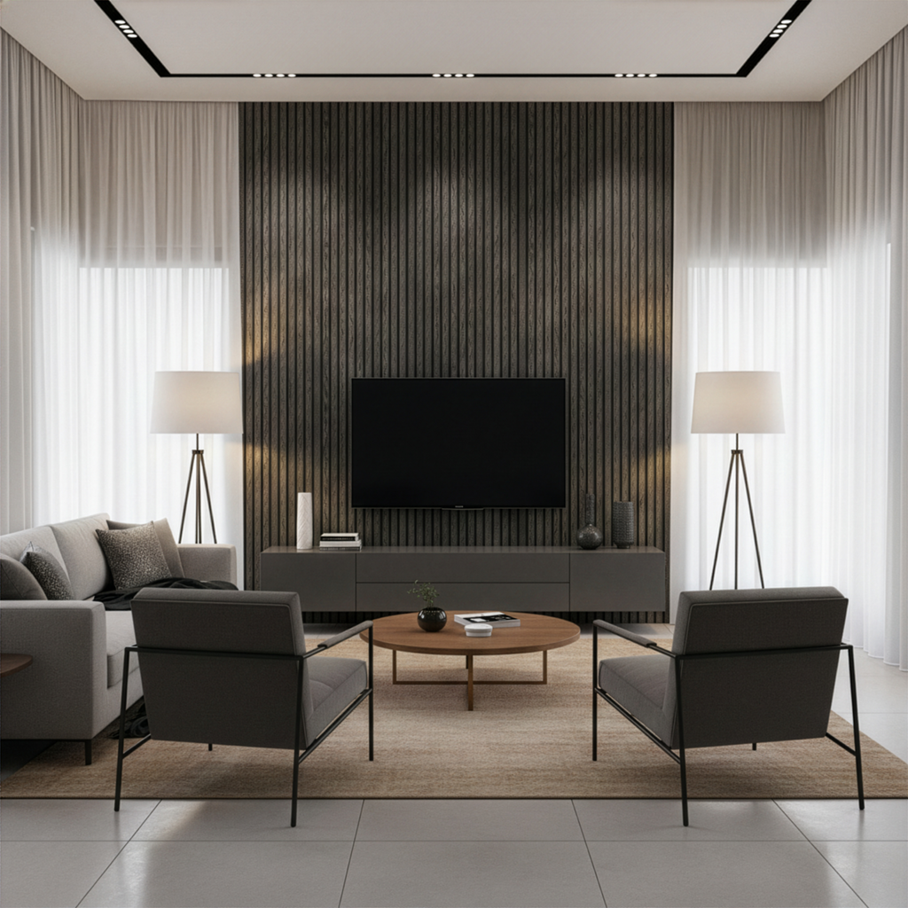 Grey Acoustic Panel