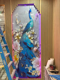Peacock PVC Marble Panel Design