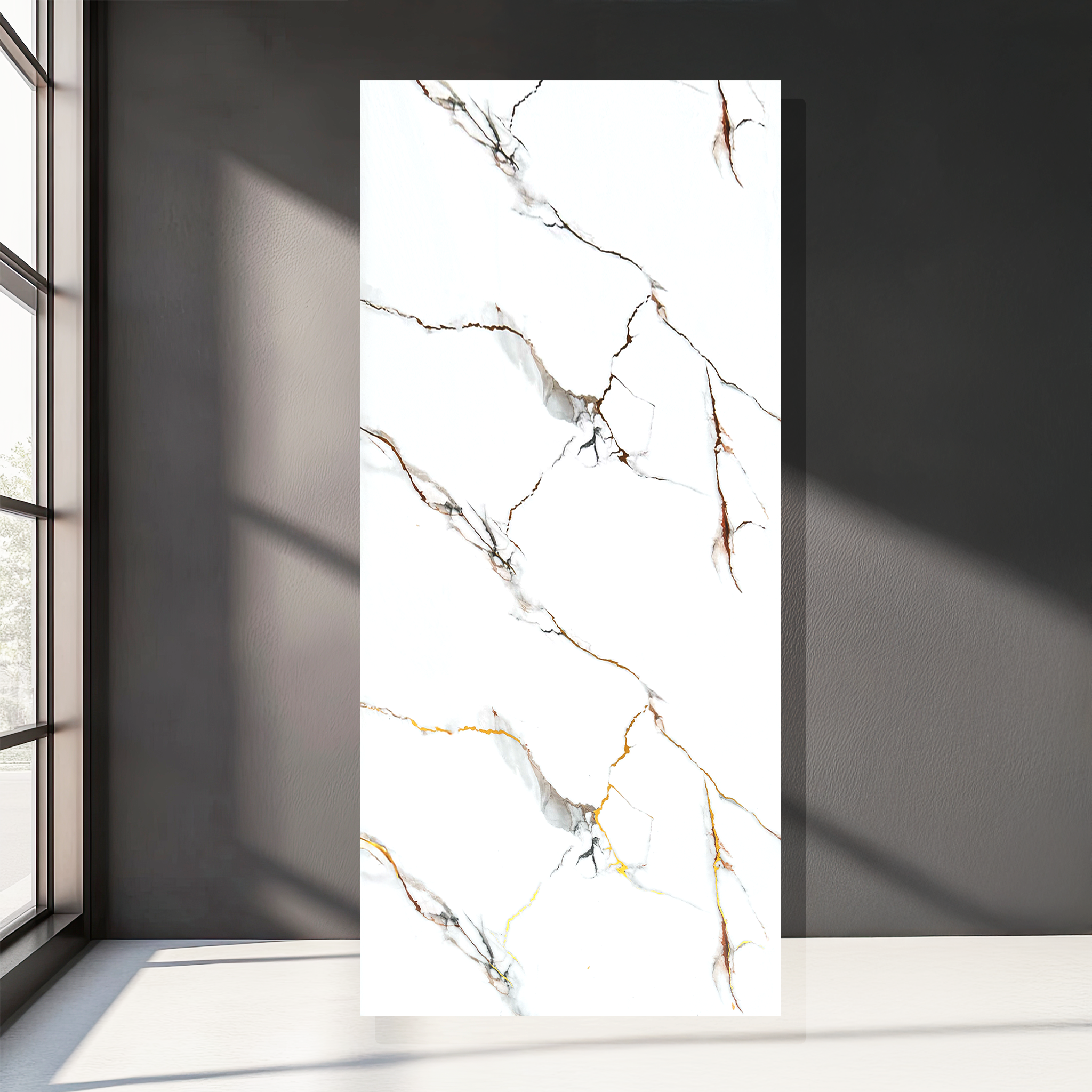 GOLD Simple New Luxury PVC Marble Panel
