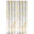White Marble Gold PWC Wall Panel