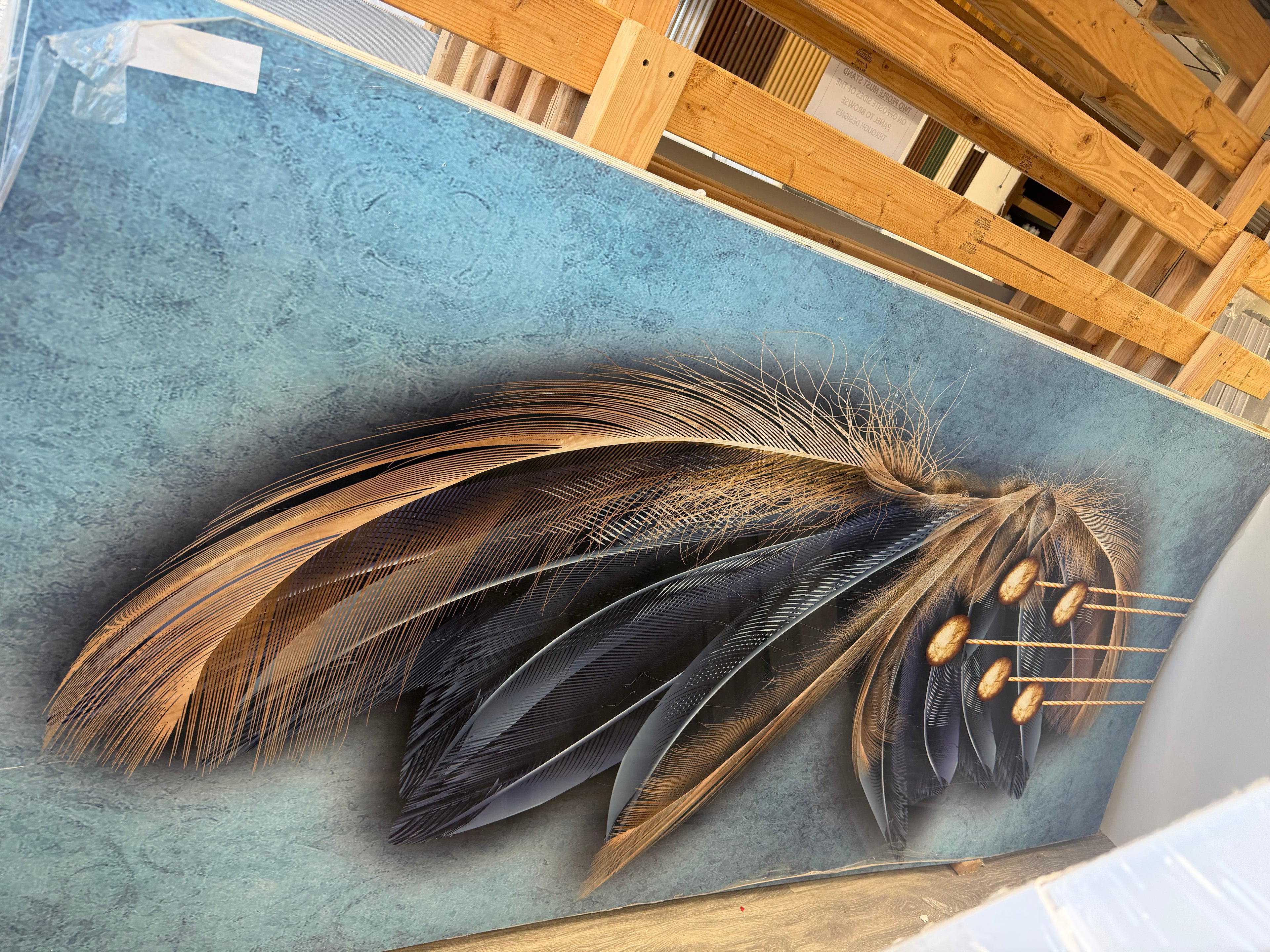 Feather PVC Marble Panel