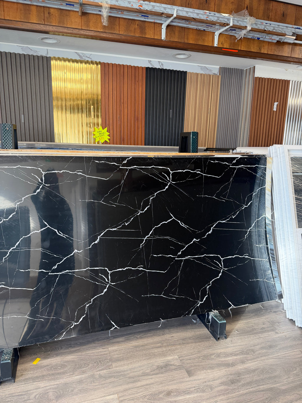 Black & White New PVC Marble