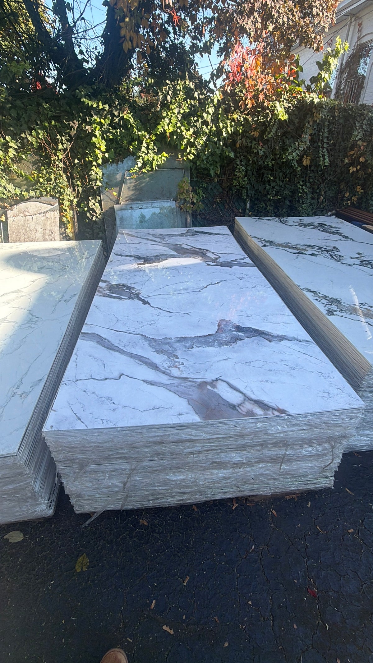 Grey PVC Marble Panel
