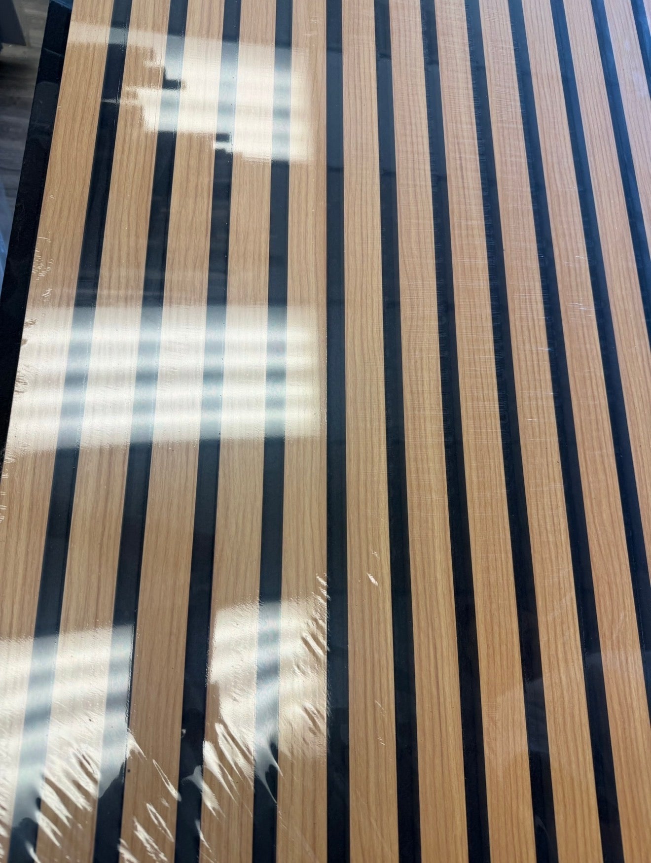 Yellow Teak Acoustic Panel