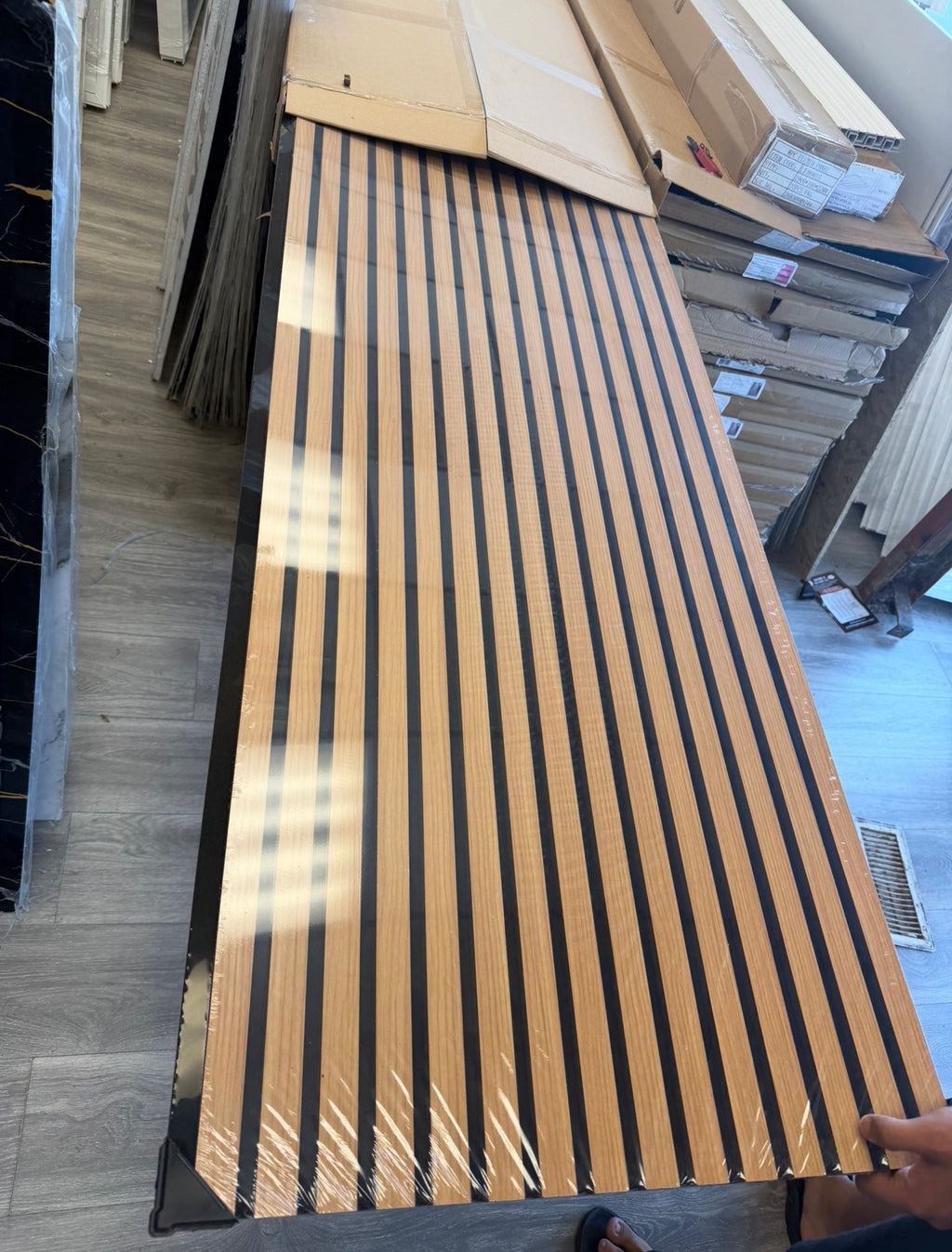 Yellow Teak Acoustic Panel