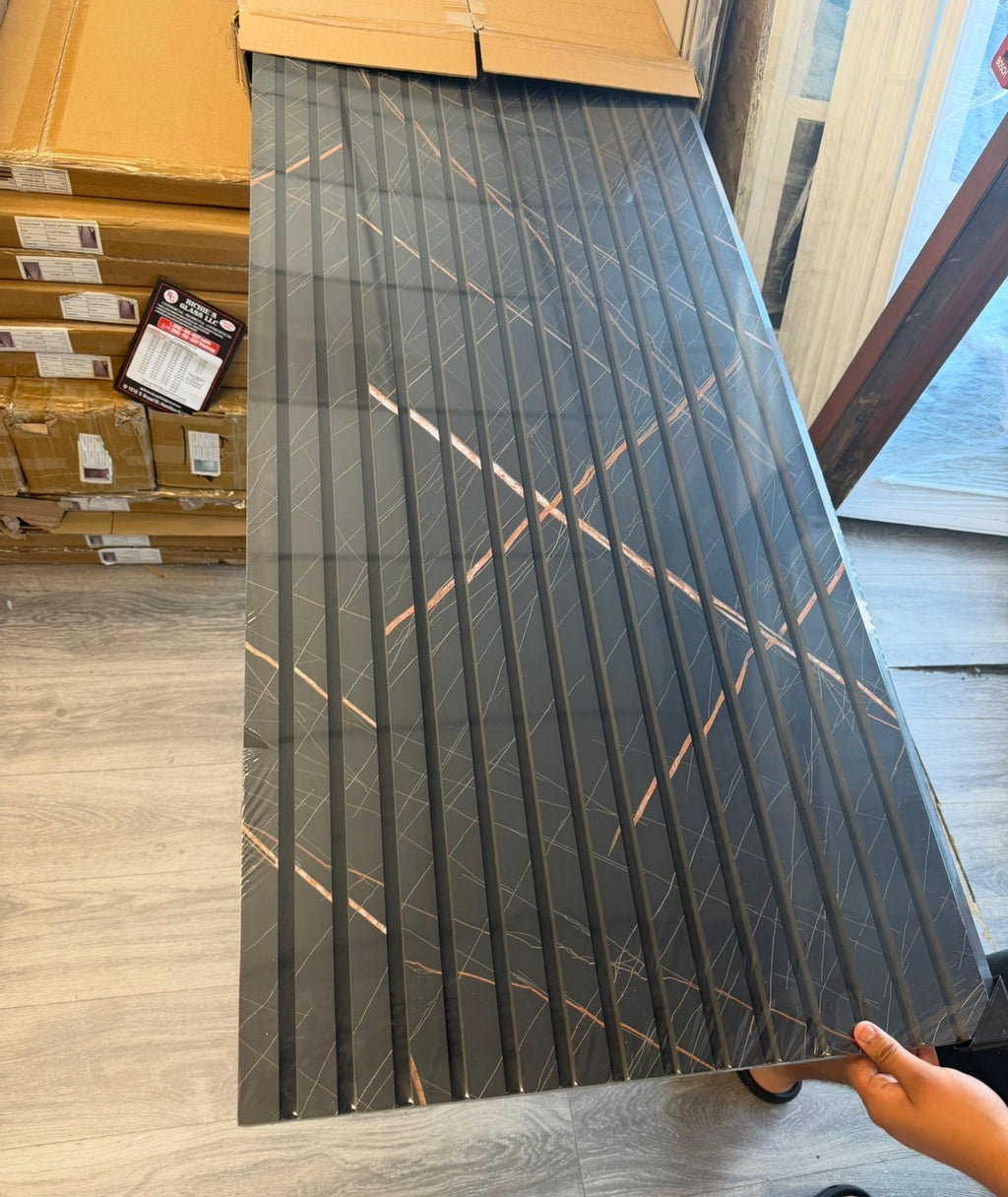 Lighting Stone Acoustic Black Panel