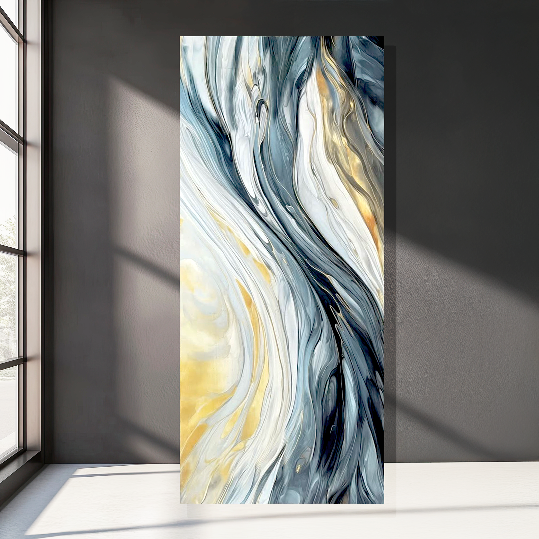 Ocean Wave PVC Marble Panel
