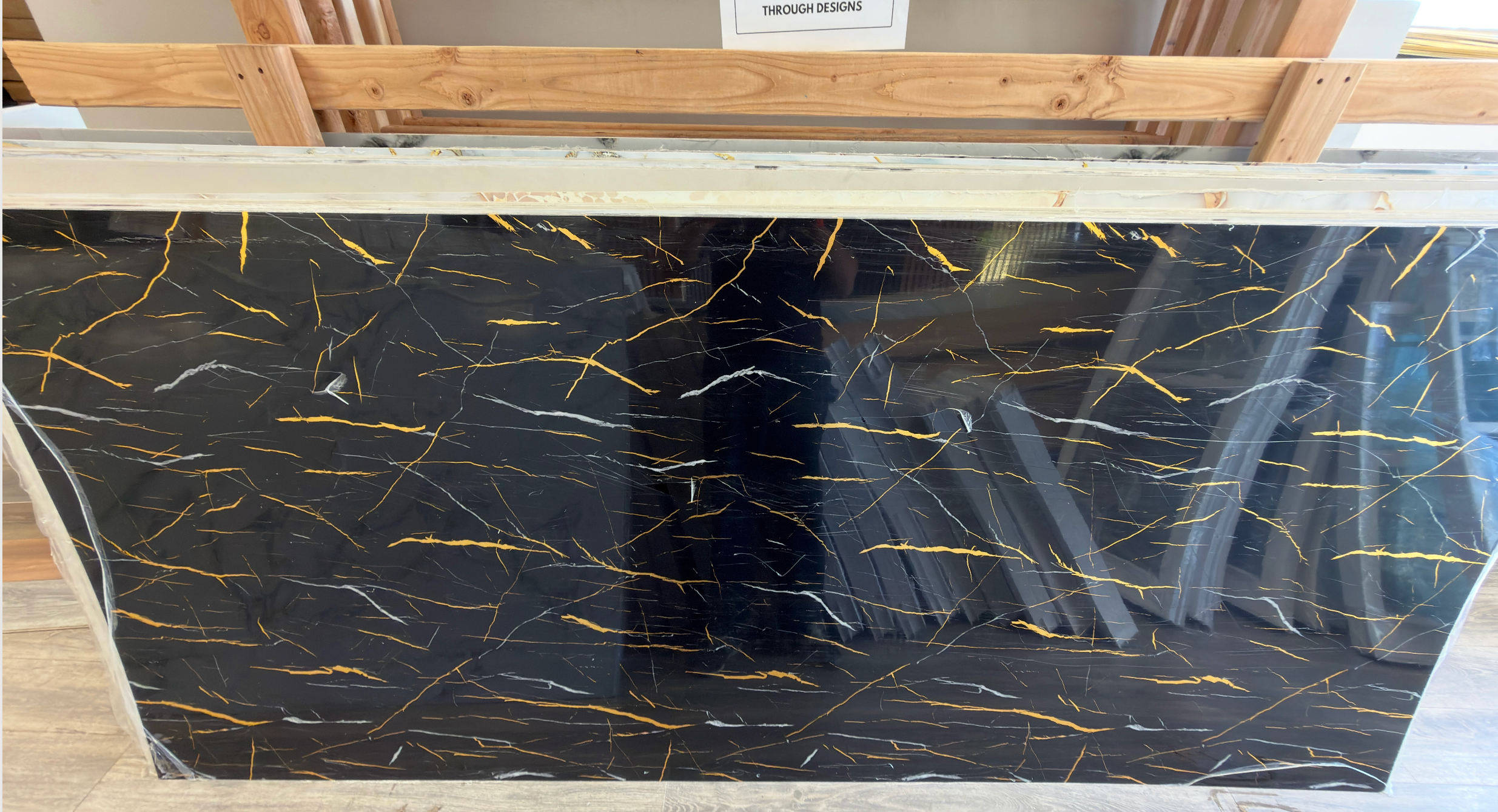 March New Black/ White/ Gold PVC Marble Panel