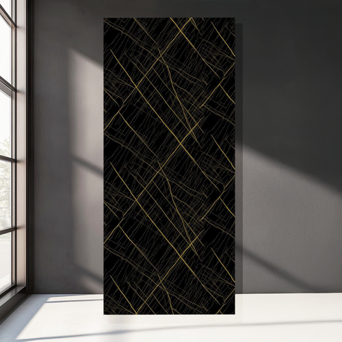 Black and Gold #2 PVC Marble