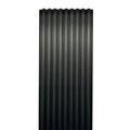 Black Brush Wall Panel