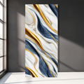 Blue PVC Marble Panel