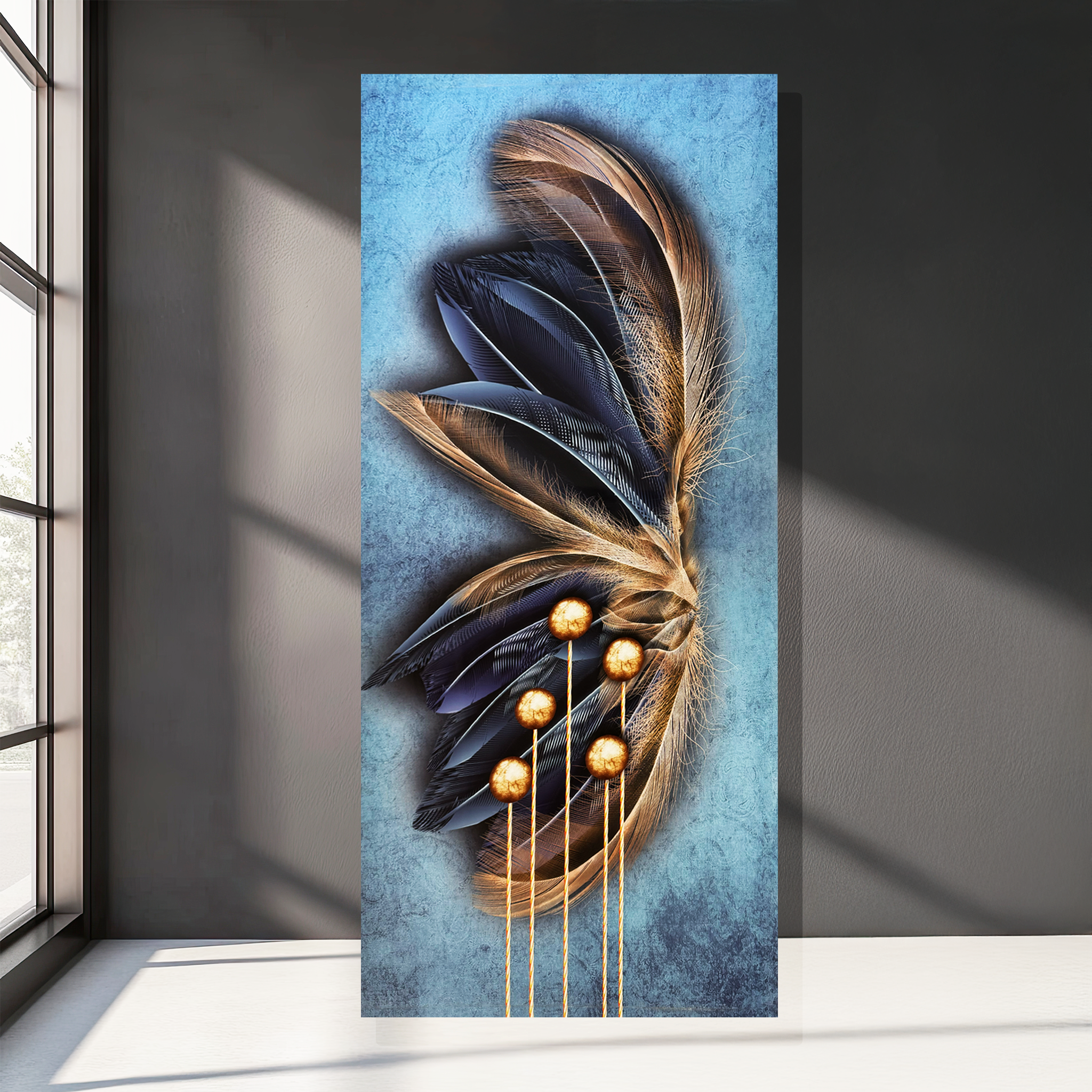 Feather PVC Marble Panel