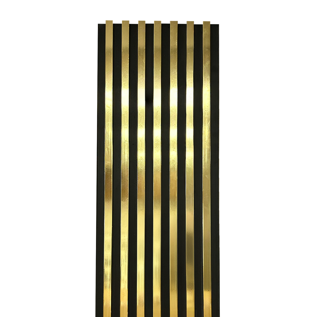 Gold Half Covered Wall Panel