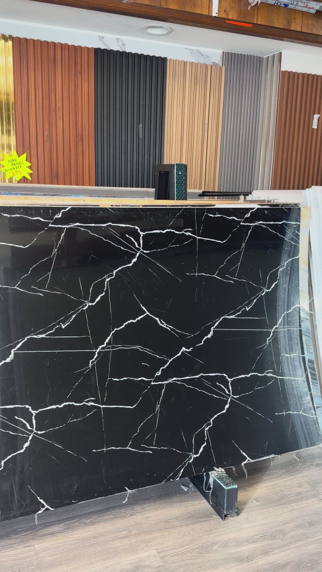 Black & White New PVC Marble