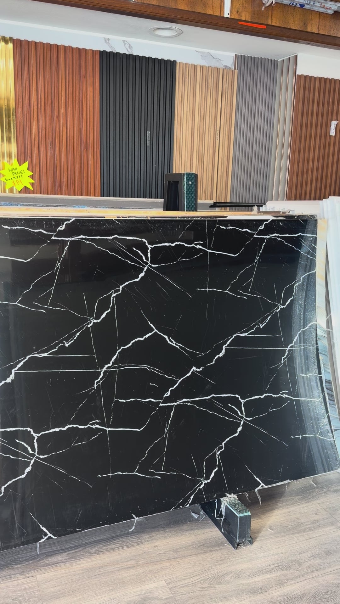 Black & White New PVC Marble