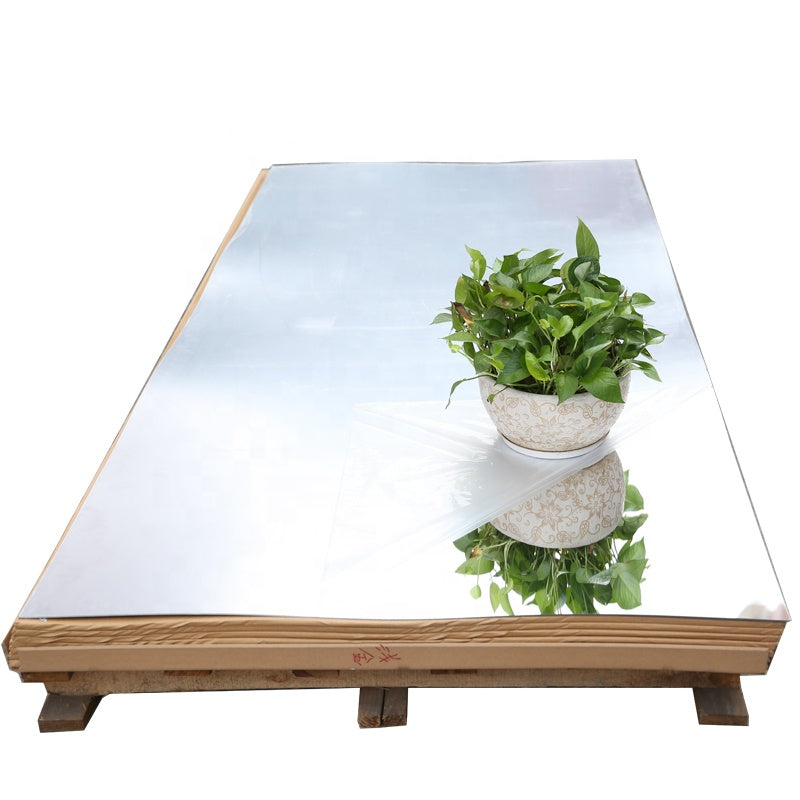 Silver Reflective Mirror PVC Marble Panel